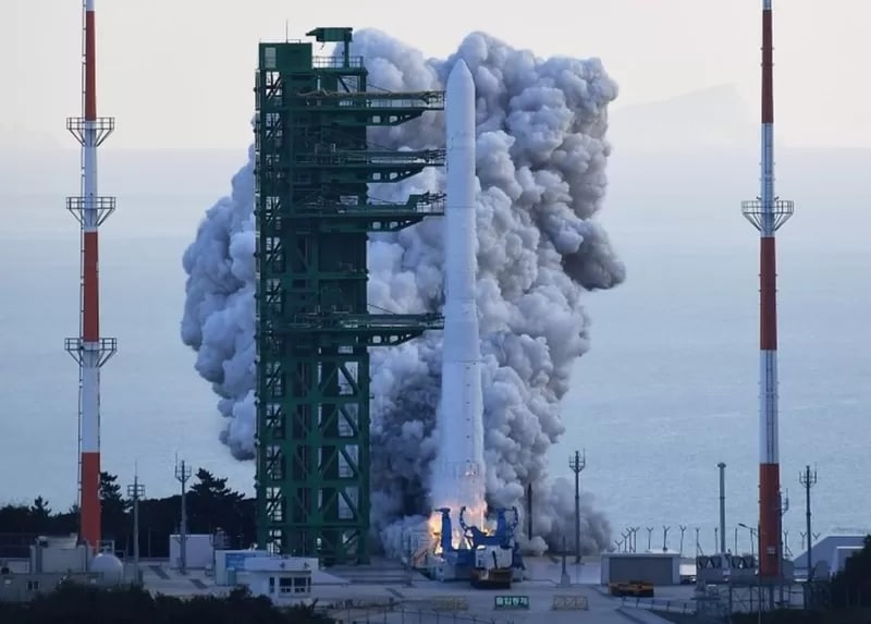 kun.uz - Южная Корея успешно запустила космическую ракету собственного производства.