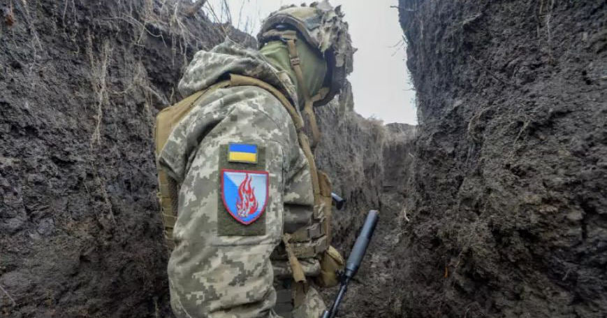 kun.uz - Украина армияси Беларус билан чегарада окоплар қазимоқда.